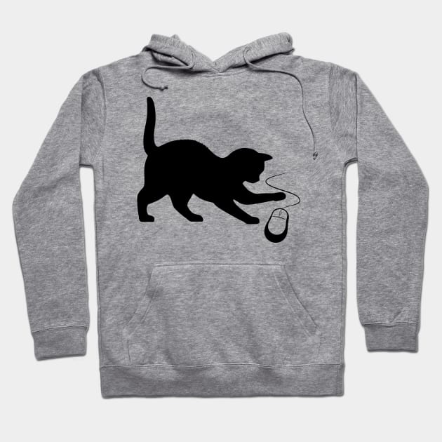 Cat and Mouse Game Hoodie by PenguinCornerStore